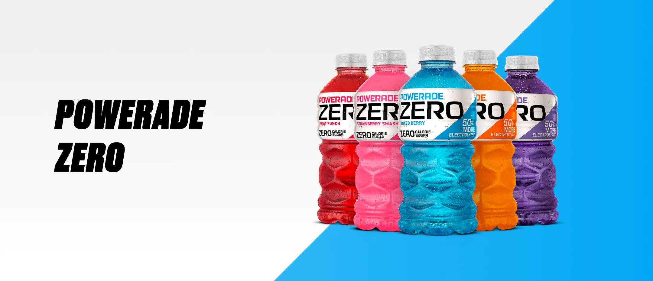powerade zero bottles